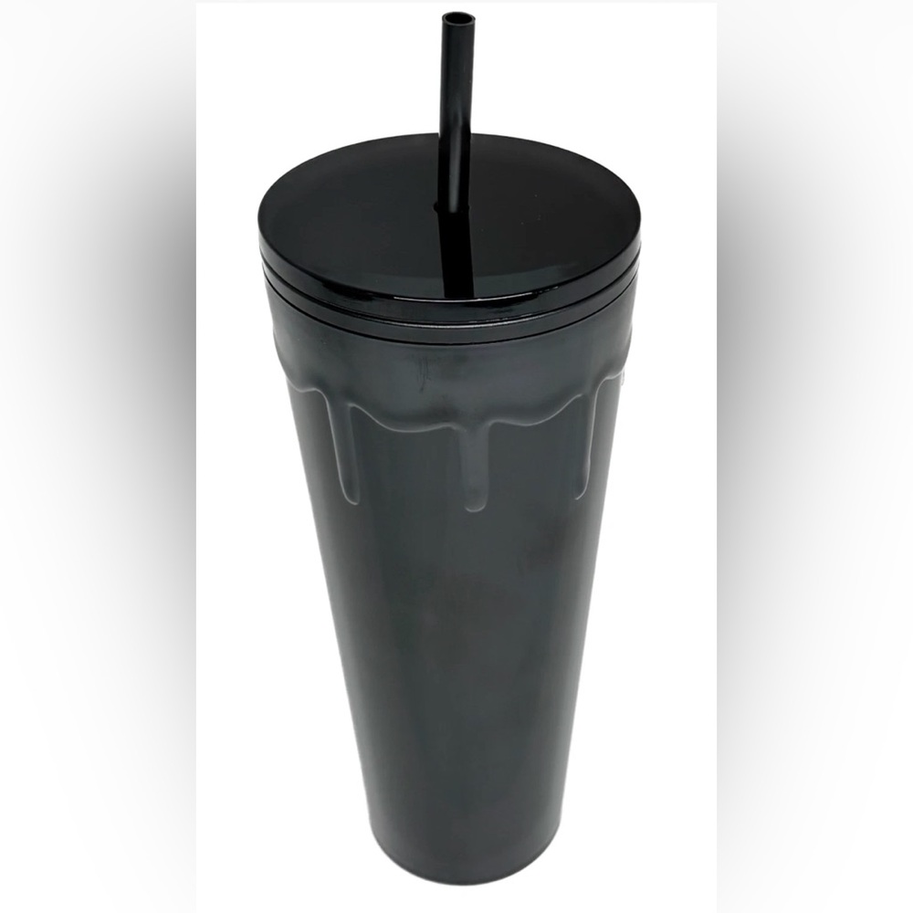NEW Starbucks Black Drip Halloween 2024 24 Oz Venti Tumbler - Picture 3 of 3